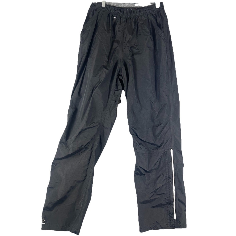 Wolverine Verine Nylon Windbreaker Track Pants Elastic Waist Black Size LRG